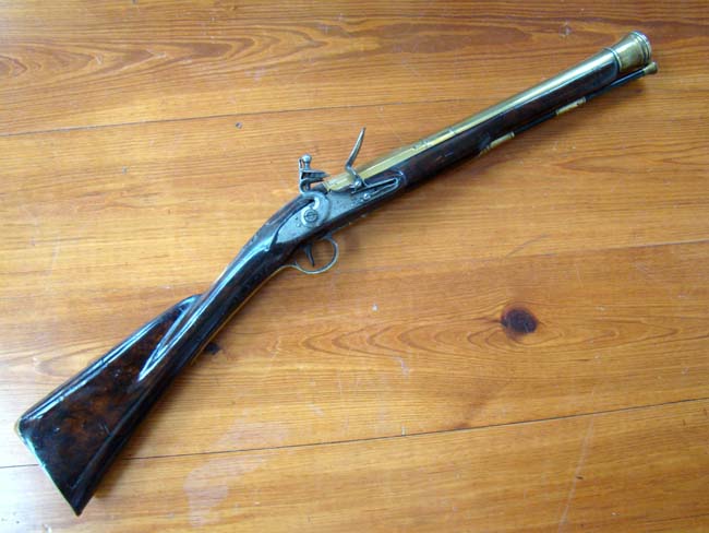 An historic 18th century Blunderbuss owned by the Laird of Leith Hall, Scotland, circa 1760-1780